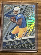 2025 Panini Revolution Omarion Hampton #8 Revolutionary Rookies Los Angeles Cha…
