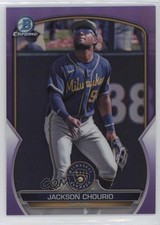 2023 Bowman Chrome Prospects Purple Refractor /250 Jackson Chourio #BCP-246 05xe