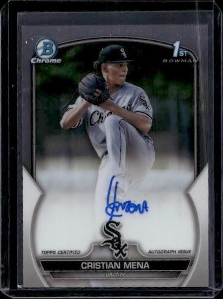 2023 Bowman Chrome #CPA-CM Cristian Mena Prospect Autographs