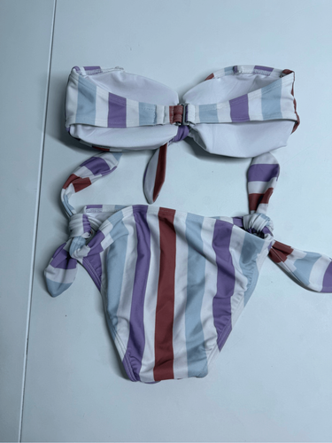 Aeropostale Women’s Multicolour Striped Bikini Set Size S See Description - Picture 4 of 5
