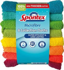 8 Paños de Limpieza de Microfibra 30x30cm | Plumeros, Paños y Cocina Surtidos