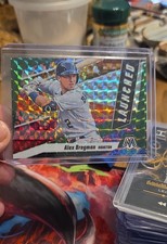 2021 Panini Mosaic - Launched Alex Bregman #L4 Green Mosaic Prizm