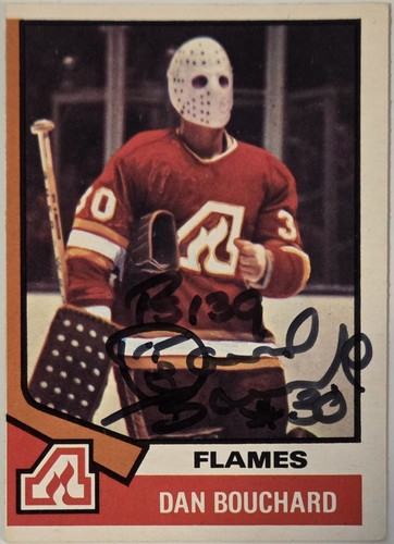 Dan Bouchard #15 1974 O-Pee-Chee card