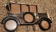 Vintage Model T Multi Photograph Picture Frame 12.75 X 7.5 Gold Accents Jsny Vintage Model T Multi Photograph Picture Frame 12.75 X 7.5 Gold Accents Jsny
