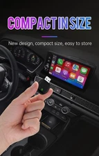 2 in 1 Wireless CarPlay Android Auto Adapter 2025 - Upgrade Wired to Wireless
