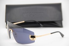 NEW MOSCHINO MOS 120/S 000IR BLACK GOLD AUTHENTIC FRAMES SUNGLASSES 99-01