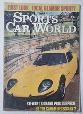 Sports Car World Nov 70' Marcos GT GTR-X Holden Plus 4 Motor Racing