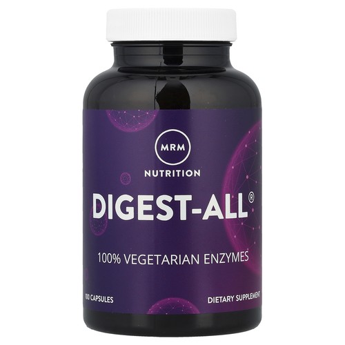 MRM Digest-All 100 Vegetarian Capsules Egg-Free, Fish Free, Gluten-Free,