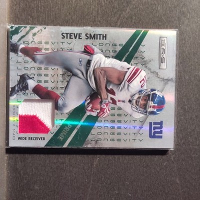 Panini Rookies & Stars Longevity 2010 Steve Smith Giants Prime Memo #99 /50
