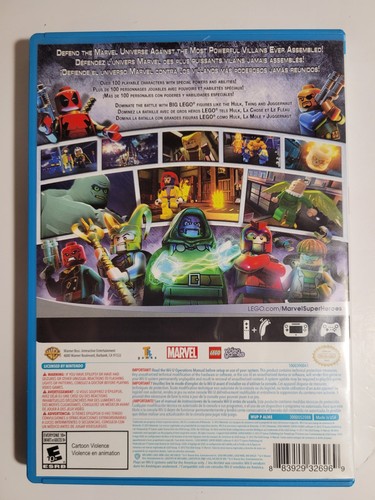 2 LEGO Marvel Games (Wii U) Marvel Avengers + Marvel Super Heroes - 2 Games - Bild 7 von 9
