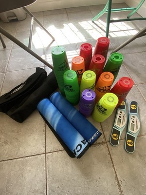 WSSA Speed Stacks Bundle Multicolor With Two Gen 2 Timers And Mats