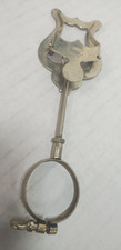 VTG Silver Lyre Sheet Music Holder clamp. Marching Band Music. Depose France