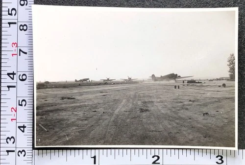 Aviation Bomber Fighter Planes WW2 German Military BW Photo Snapshot