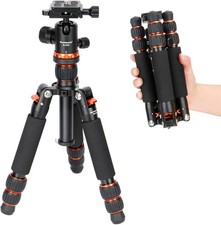 Mini Tabletop Tripod With 360 Ball Head Aluminum Portable Camera Stand Adjust...
