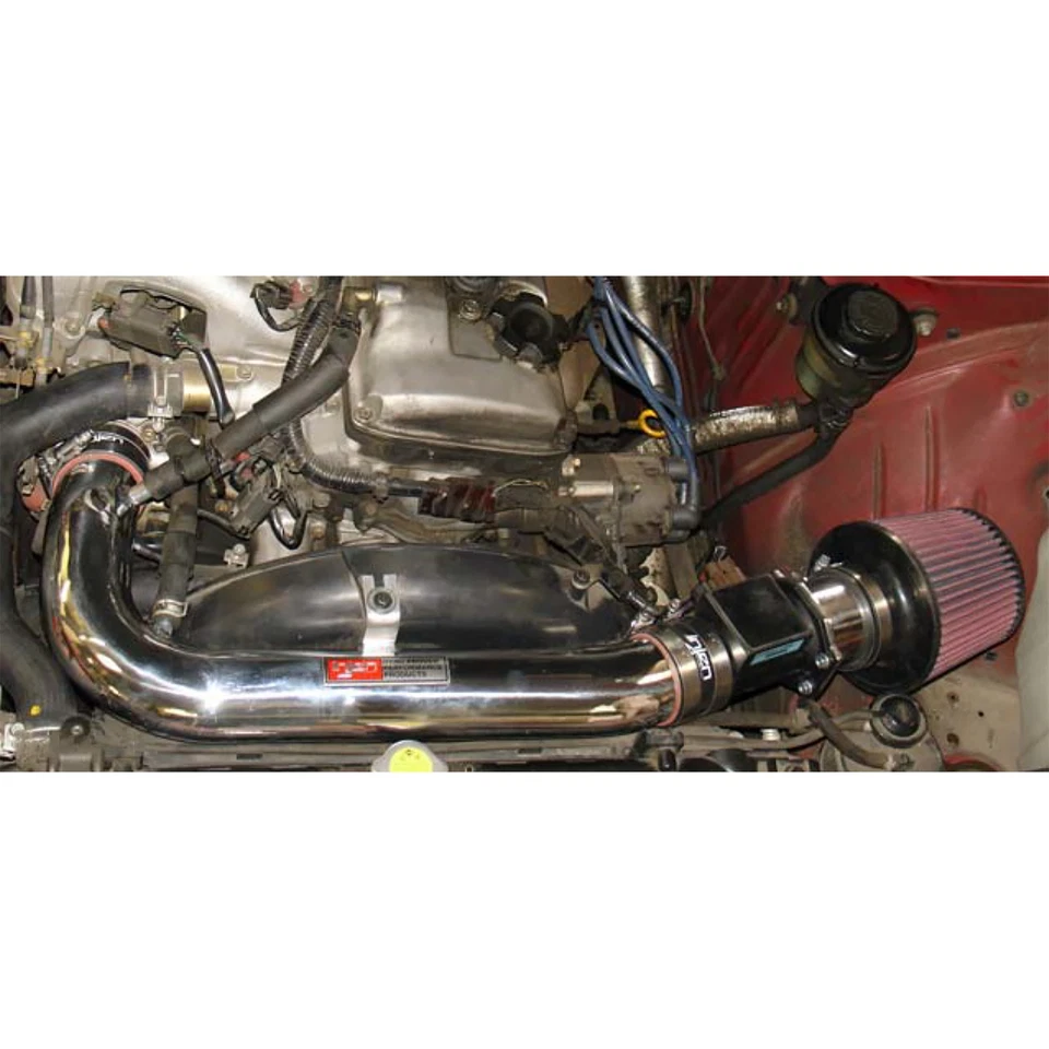 Entrada de aire frío de aluminio pulido Injen IS1900P para Nissan 240SX 1995-1996 2,4 L Foto 3 de 4