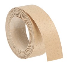 1" x 10ft Wood Veneer Edge Banding, Iron on Beech Wood Edging Strips