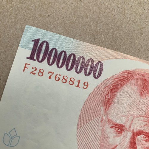 Turkey 10 Million Lira Banknote Turkish Currency Mustafa Kemal Ataturk Piri Reis - Picture 2 of 7