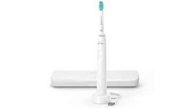 Elektrische Schallzahnbürste Weiß Philips Sonicare 3100 Plaque Entfer. Reiseetui