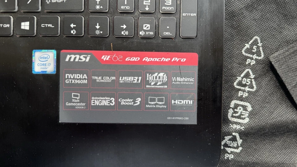 MSI APACHE PRO GE62 6QD - Image 2 of 4
