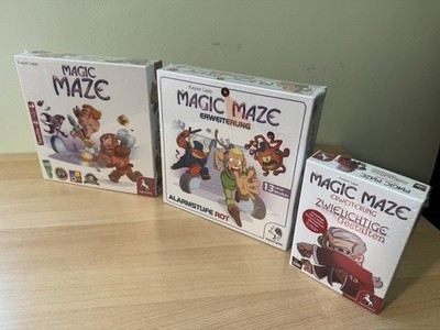 Magic Maze Brettspiel + 2 Erweiterungen - NEU - komplett auf Deutsch