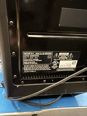 Sony SA-WST5000 Wireless Active Subwoofer ONLY for Sony ST5000