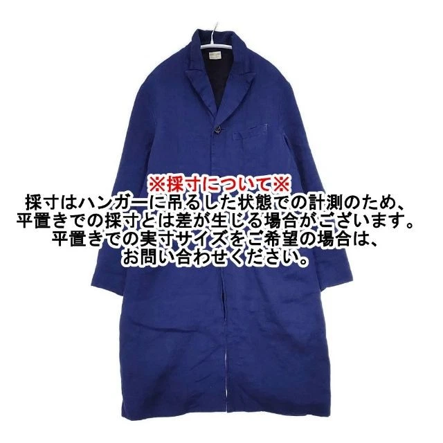 EEL mono-tone monotone coat E-13107 linen coat blue 6-0330M∞ image 10