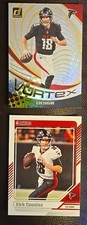 2024 Panini Donruss KIRK COUSINS Vortex ATLANTA FALCONS #VOR-KCO Lot of 2 Cards