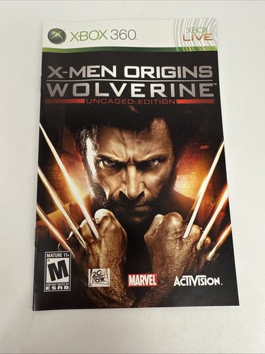 X-Men Origins: Wolverine Uncaged Edition (near mint) Xbox 360 - Komplett CIB - Bild 9 von 24