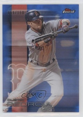 2016 Topps Finest Blue Refractor 59/150 Dustin Pedroia #73 1g39