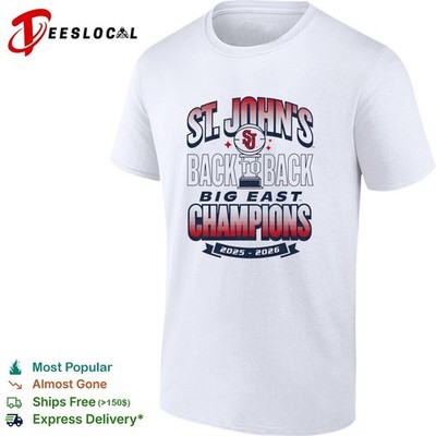 Red Storm back to back big East Champions 2025 2026 shirt