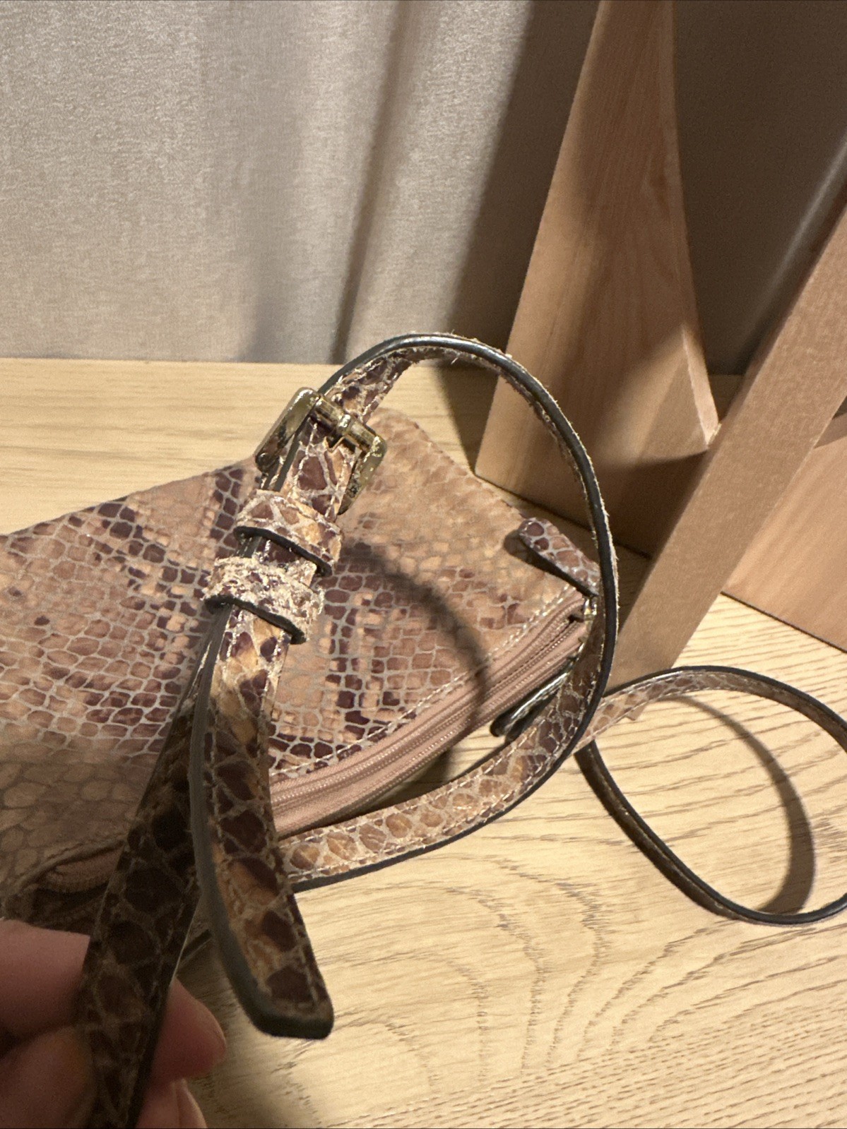 MICHAEL Kors Vintage Sloan Python Embossed Print … - image 13