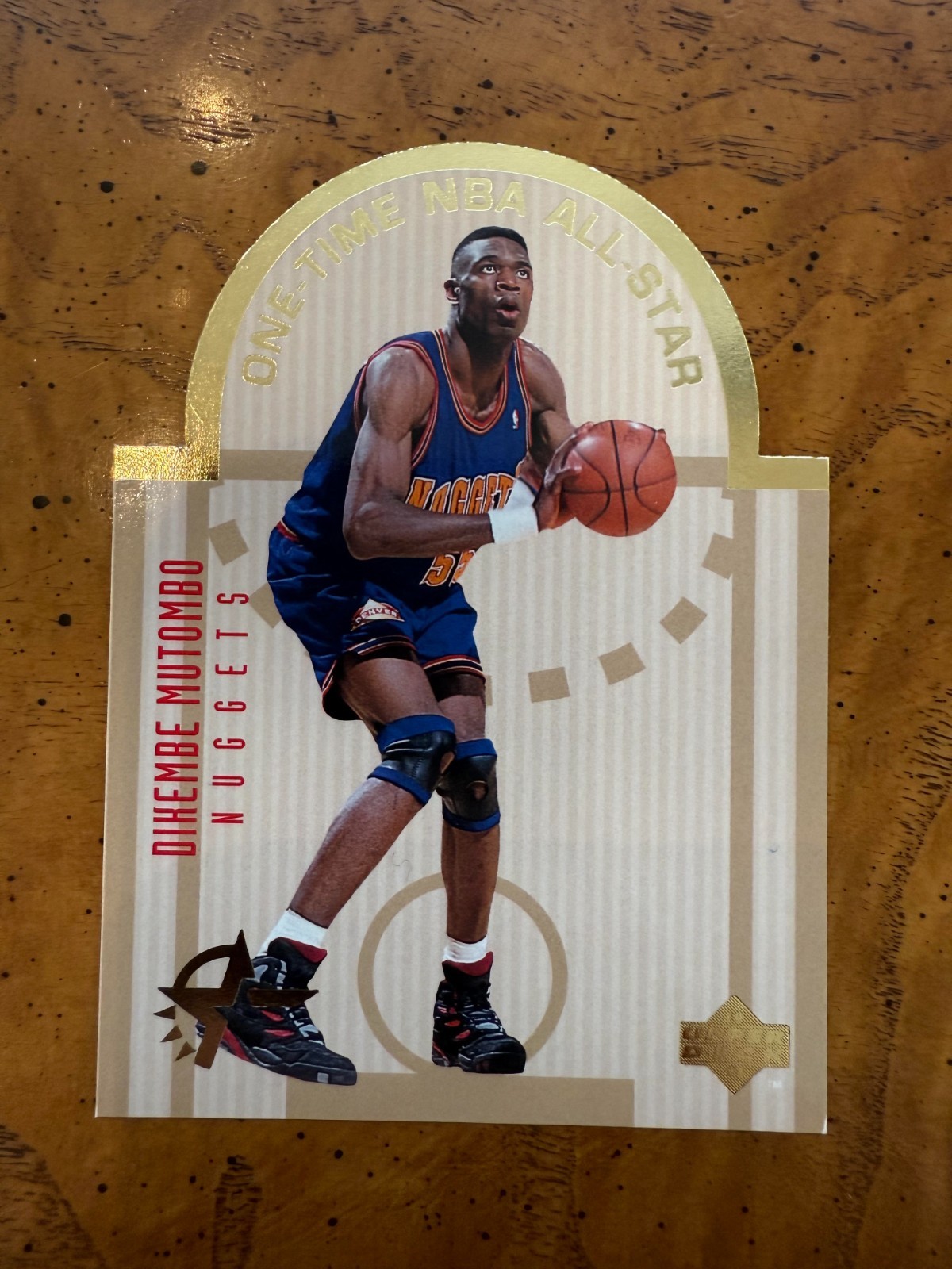 1993-94 Upper Deck SE Dikembe Mutombo Die-Cut West All-Star #W3 Free Ship