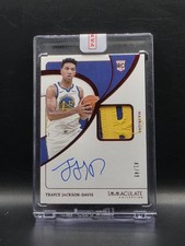 2024 Panini Immaculate Trayce Jackson-Davis Rookie Patch Auto /49 - Sealed