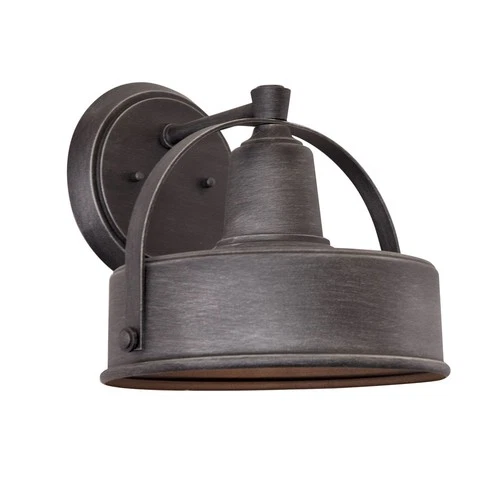 Designers Fountain 33141 Portland 10" Tall Outdoor Wall Sconce - Grey - Picture 11 of 12