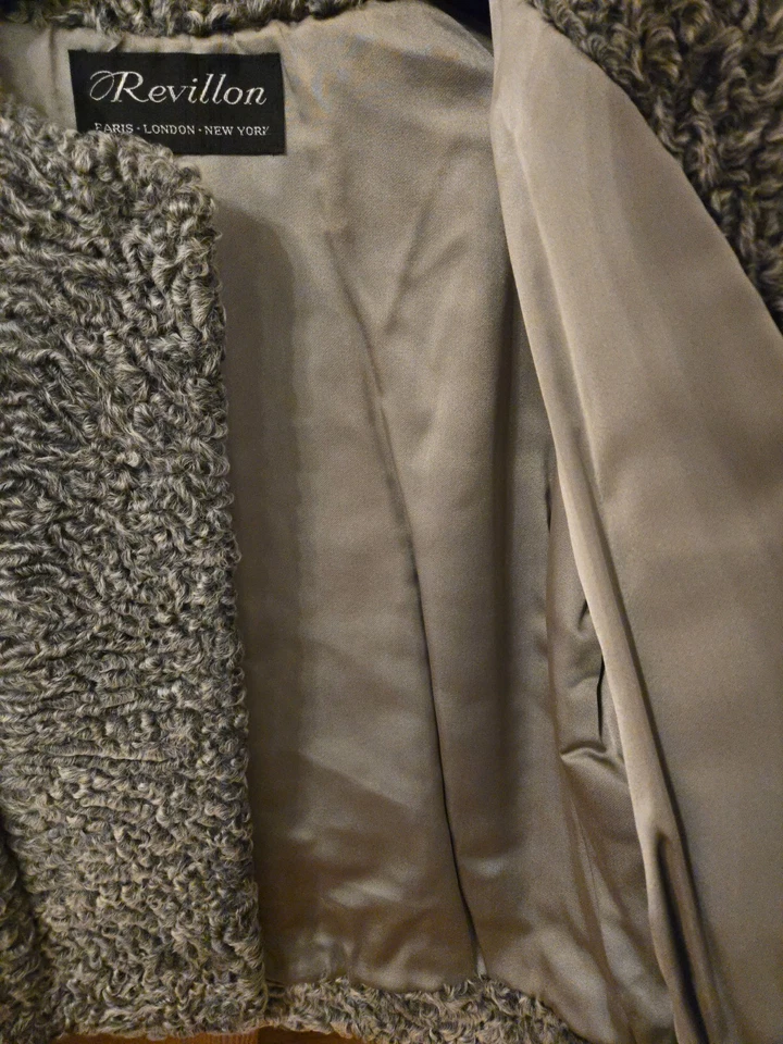 Abrigo chaqueta de piel de cordero persa Revillon x Carolyne Roehm - Saks, excelente vintage Foto 3 de 4
