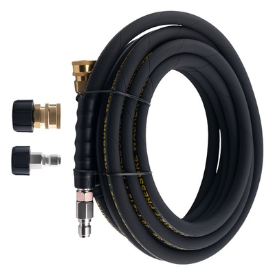 #ad 25feet 3 8quot; High Pressure Washer Hose 4200PSI Steel Wire Braided Kink Resistant $41.89