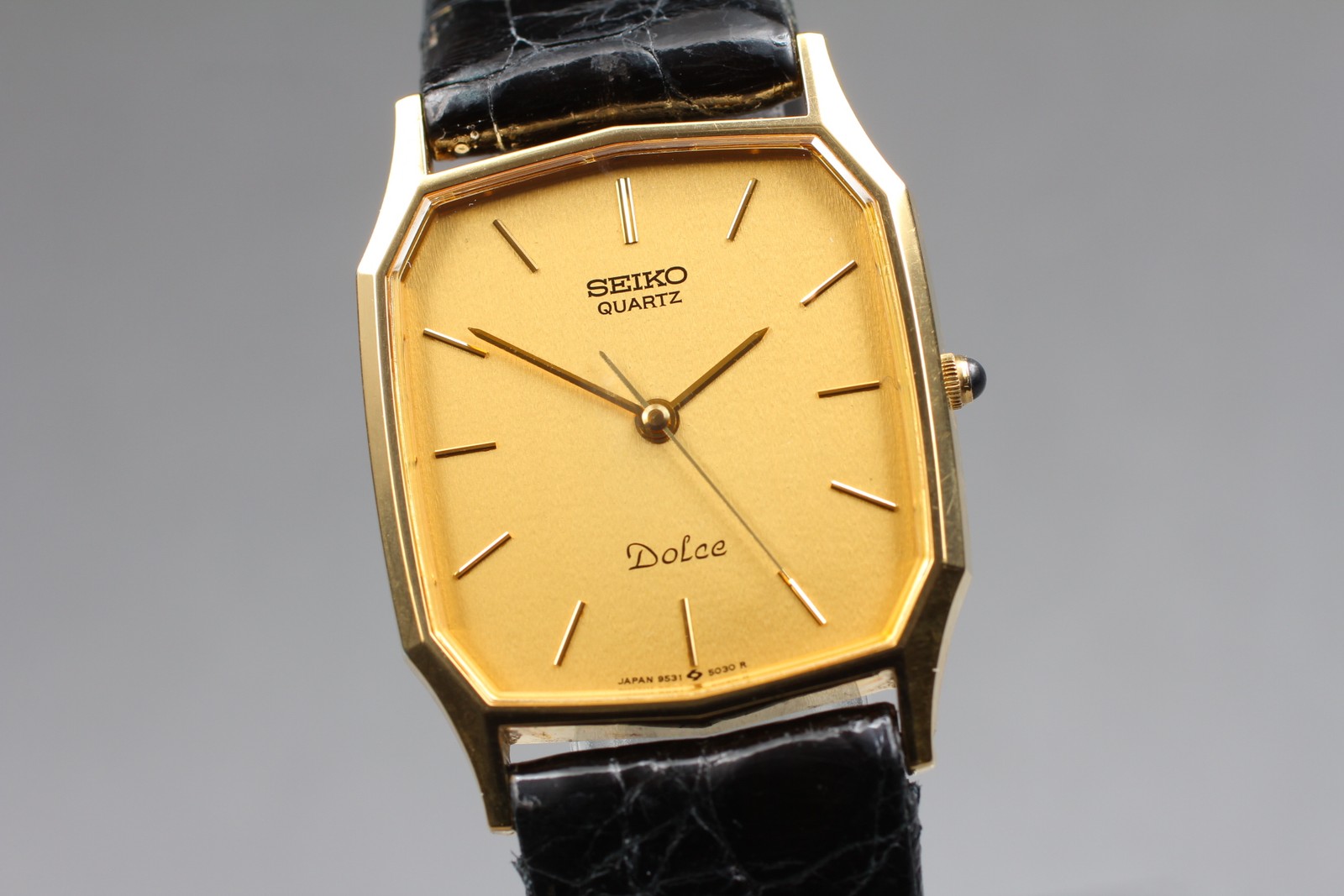 SEIKO 9531-5030 Vintage Men Watch DOLCE JAPAN Dial From Gold [Exc+5] - vintagewatches.pk