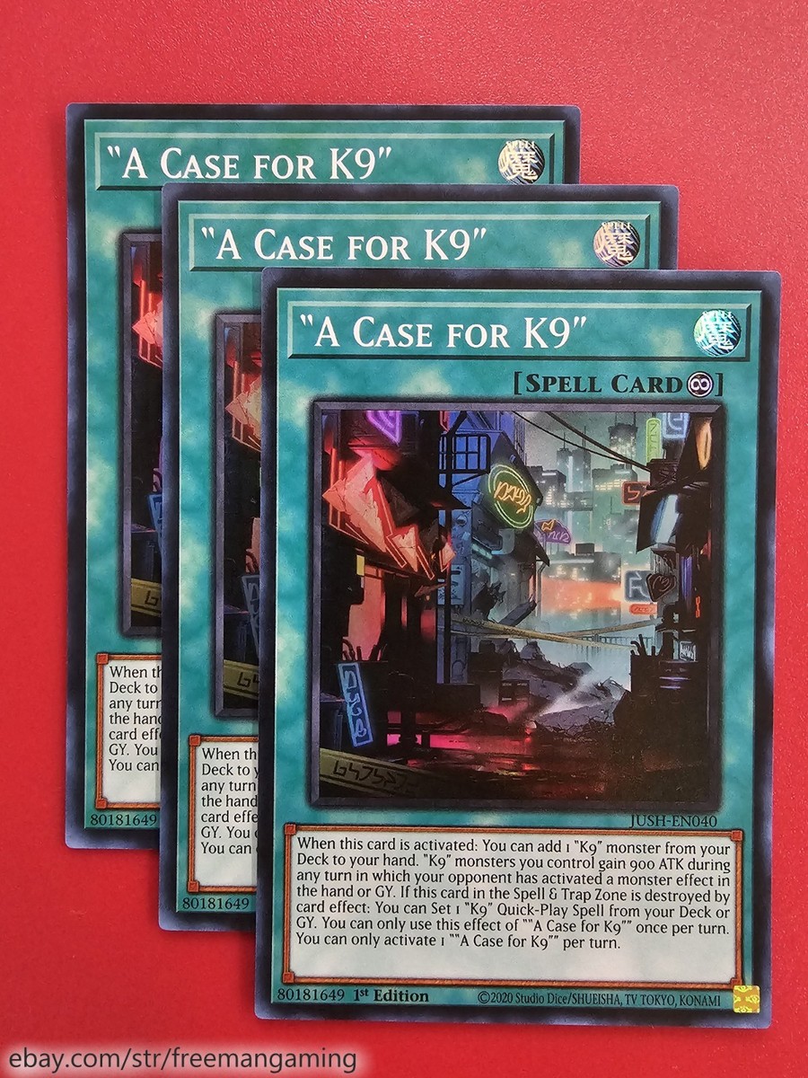 Yugioh K9 Deck Core Set 30 card JUSH Ripper Werewolf Hound Jokul Lantern A  Case