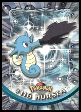 Topps Pokemon Horsea #116 TV Animation Edition Non Holo Blue Logo 2000 NM