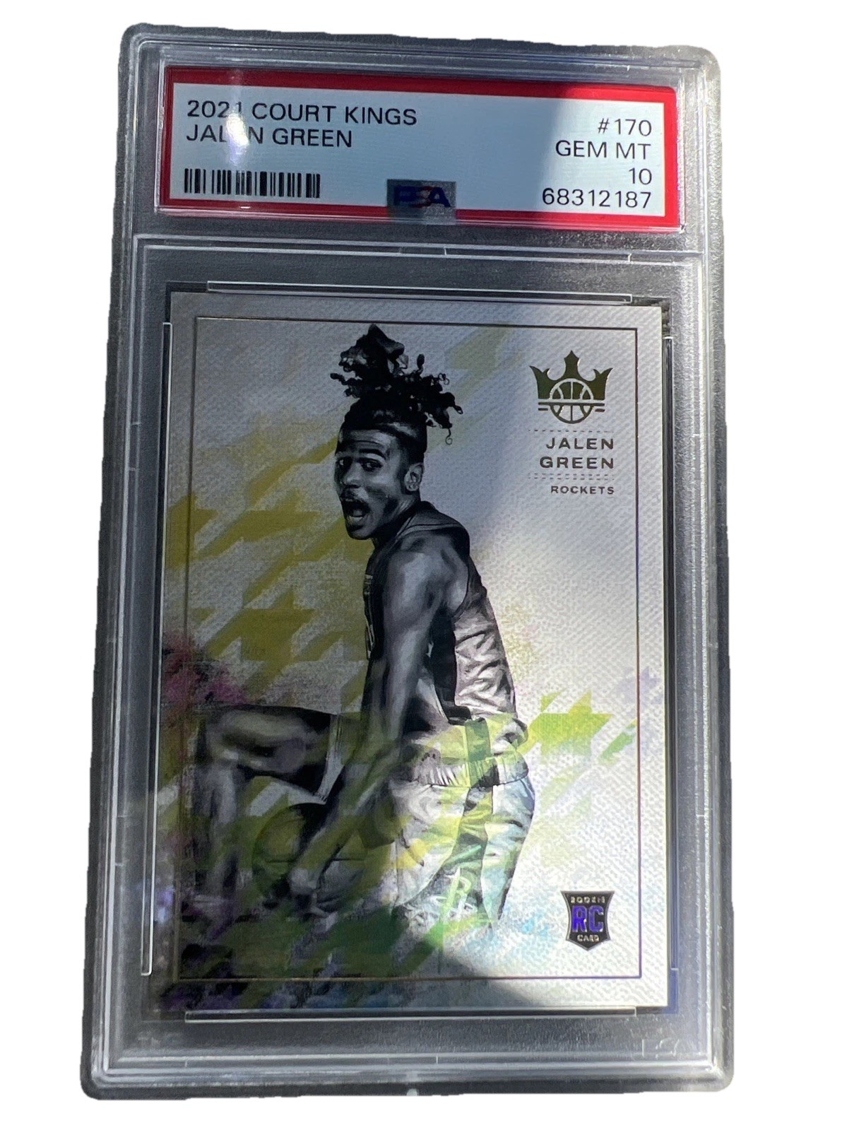 2021 Court Kings Jalen Green #170 Level IV 4 Rookie RC SSP PSA 10 Gem Mint
