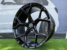 4X R23 Zoll 5x112 Audi RS6 Style Glanz Schwarz ET18 Felgen Für Q7 Q8 SQ7