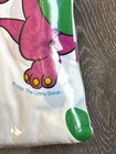 VTG Barney & Friends Twin Sheet Set Flat Fitted 1 Pillowcase 90’s NEW — photo 4