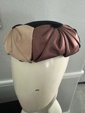 Elsa Schiaparelli Vintage Silk Pillbox Hat