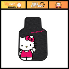 Universal Fit Hello Kitty Car Floor Mats - Waving Design For Truck Suv - Pair Universal Fit Hello Kitty Car Floor Mats - Waving Design For Truck Suv - Pair