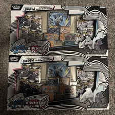 2 PACK Pokemon TCG Black Bolt White Flare Unova Heavy Hitters Premium Collection