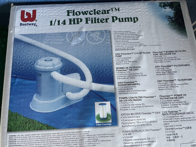 Filterpumpe Flowclear Kartuschenfilter Poolreinigung  Bestway