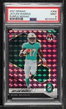 2021 Panini Mosaic Rookies Purple Prizm 36/49 Jaylen Waddle #308 PSA 9 MINT w5p