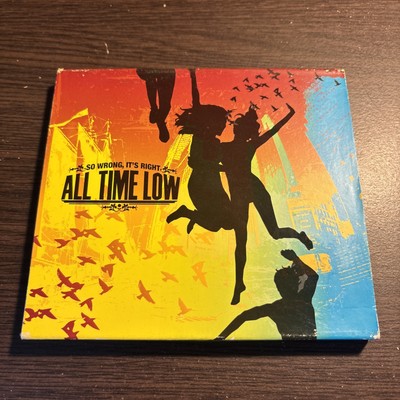 All Time Low - So Wrong, It's Right (2007) CD - Hopeless Records - W/ Slipcover
