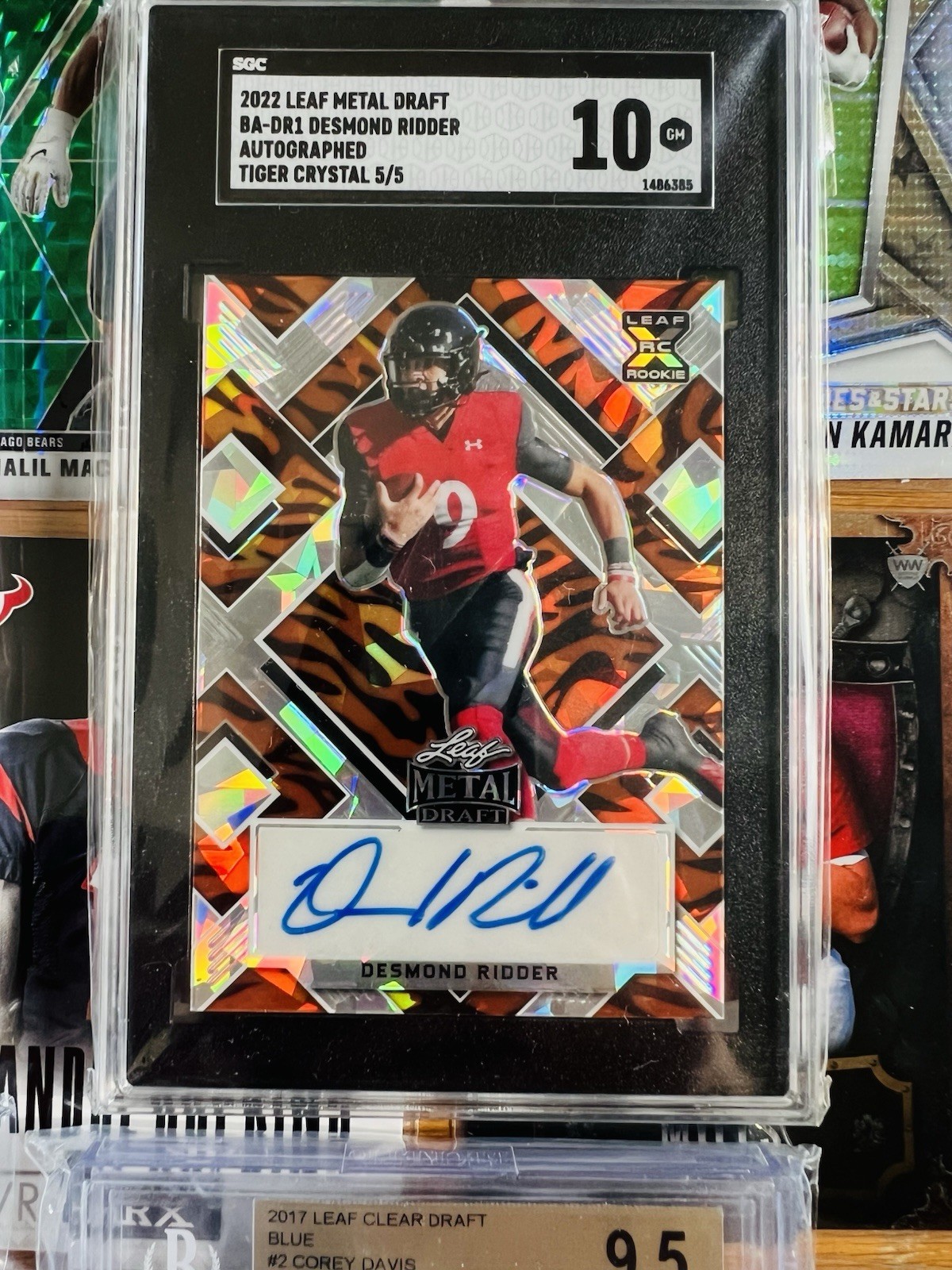 NFL Graded Slab Lot Stars Rookie Auto Serial# Prizm BGS SGC Mahomes view 5