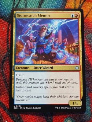 Stormcatch Mentor - Bloomburrow - NM - MTG - Magic: The Gathering